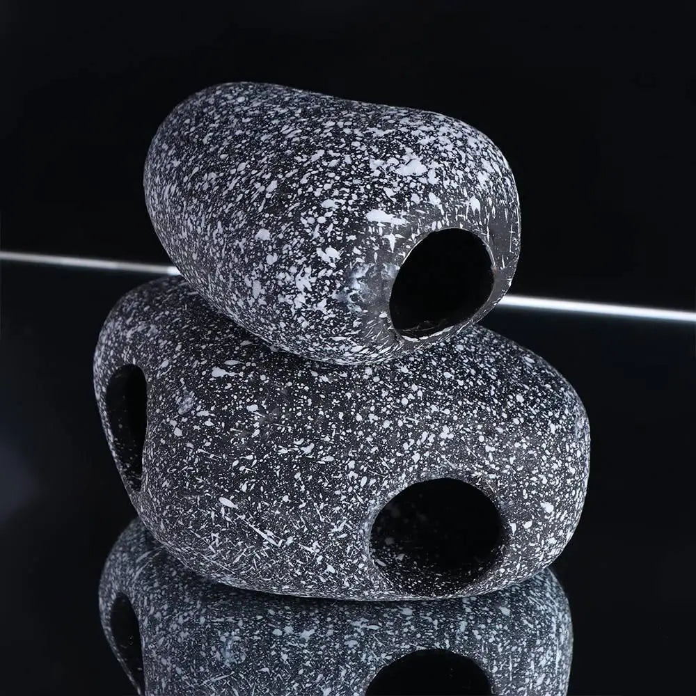 Ceramic Cichlid Stone Cave Eco-friendly - ProPawPet.com