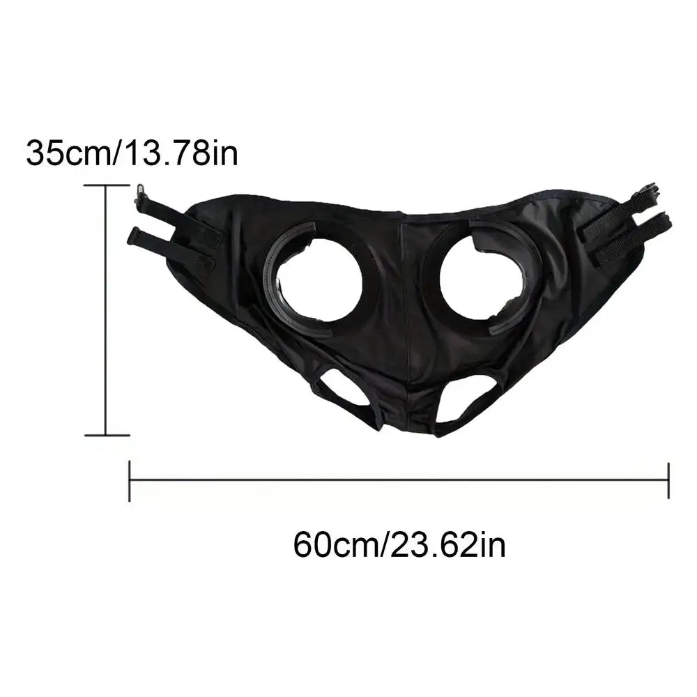 Horse Blinkers with Breathable Mesh Anti Sand Shield – Equestrian Accessories