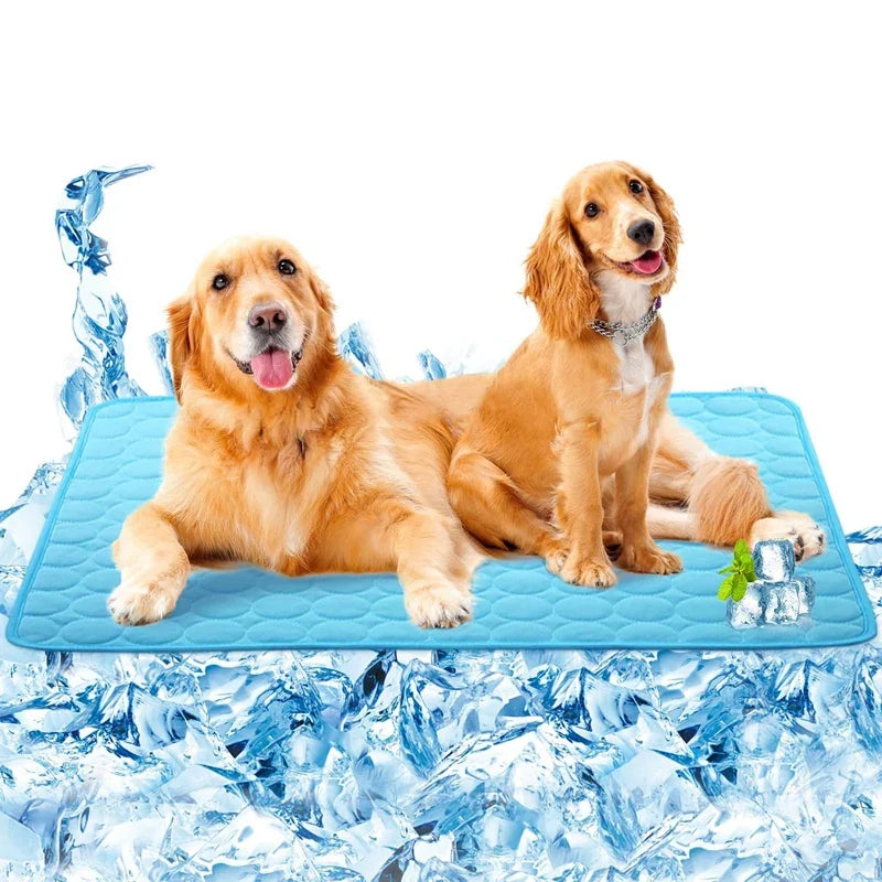 Summer Cool Pet Mat, Ice Silk Breathable Cat - ProPawPet.com