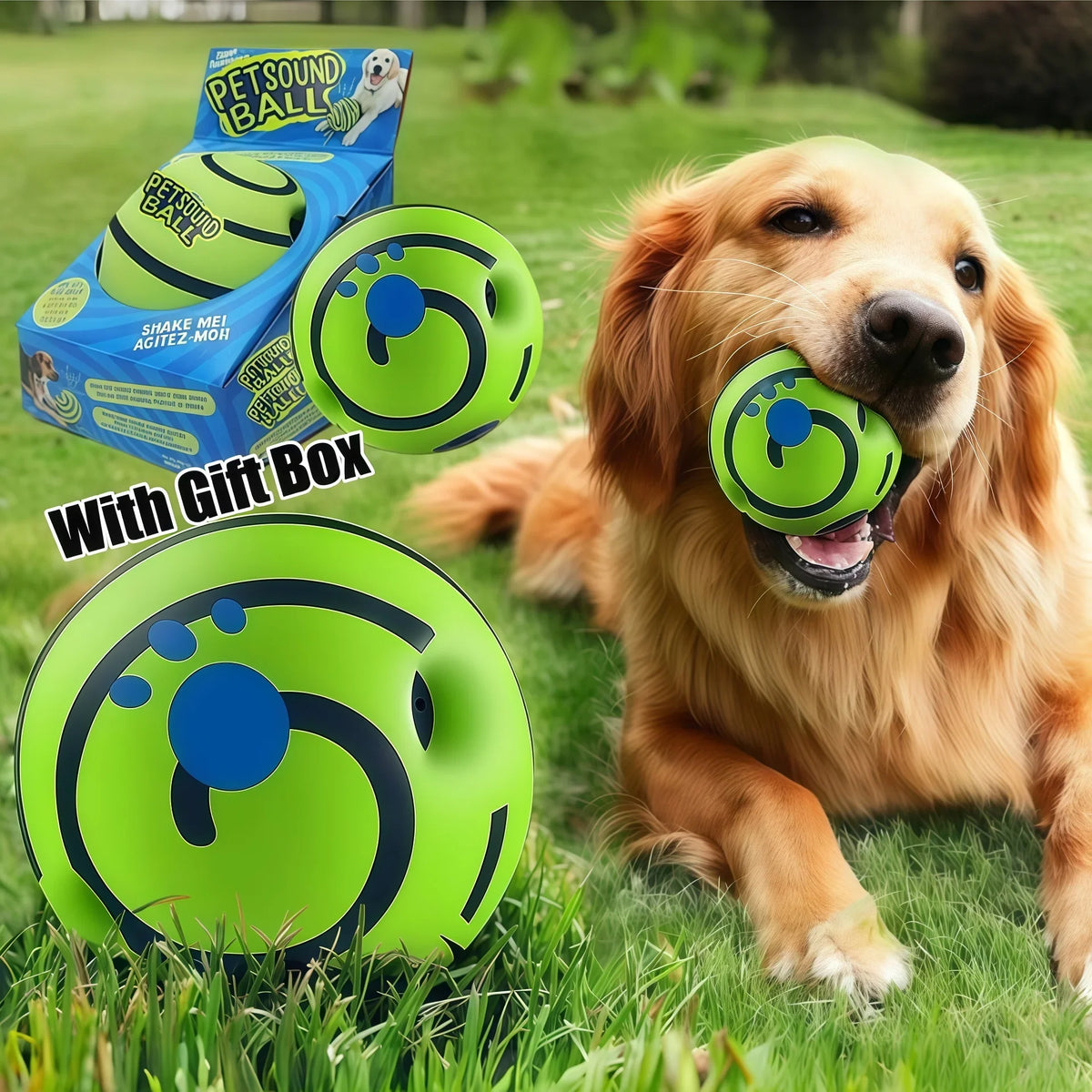 Dog Toy Wobble Wag Giggle Glow Ball - ProPawPet.com