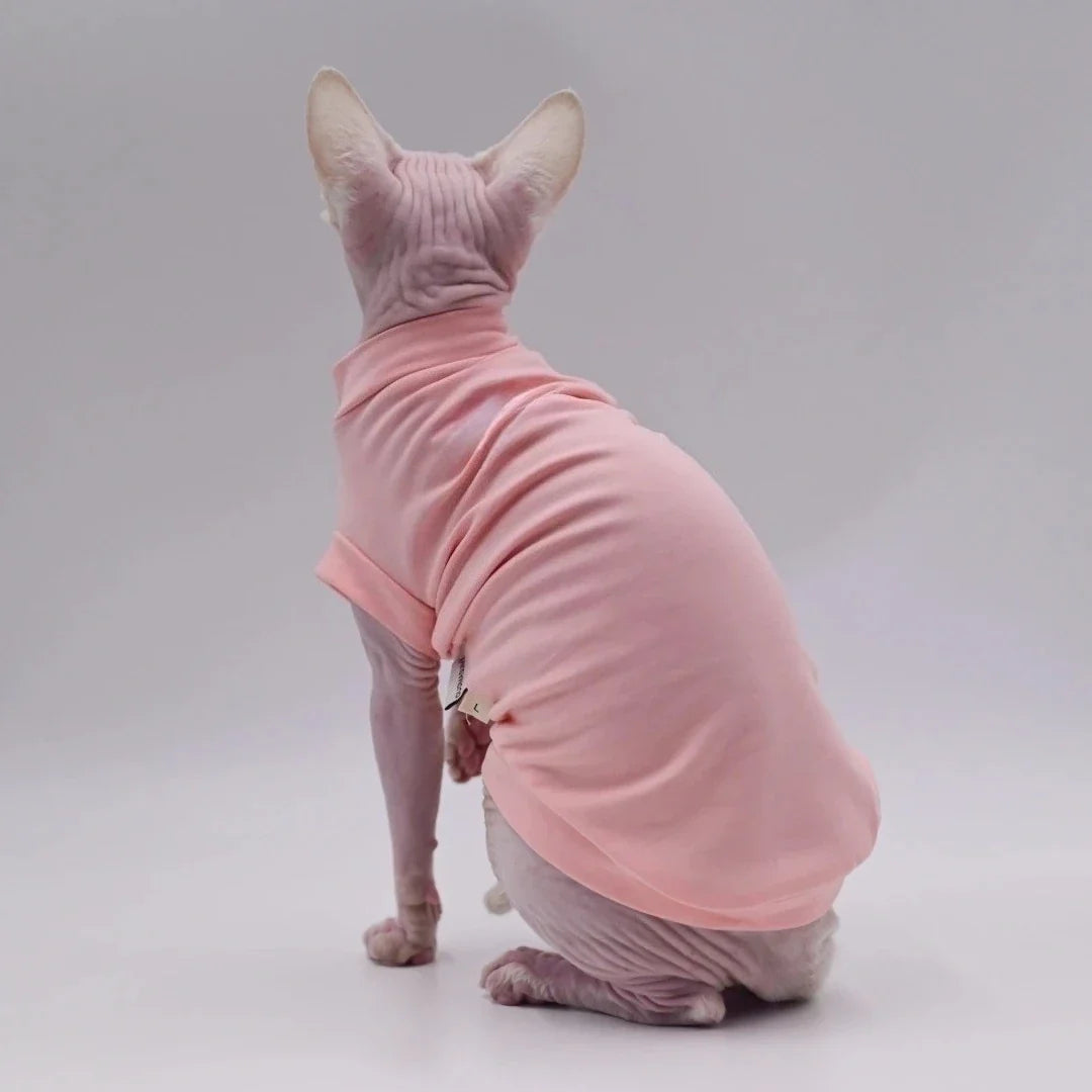 Cooling Duomasumi Summer Cat Vest for Hairless Breeds Stretch Cotton – photo 2
