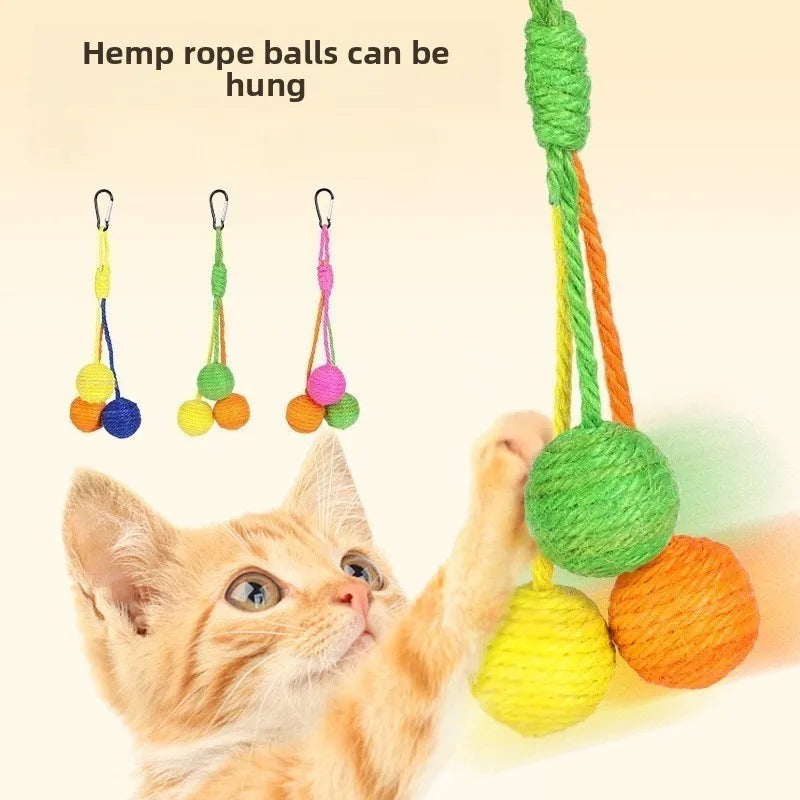 Cats Sounding Ball Interactive Handmade - ProPawPet.com