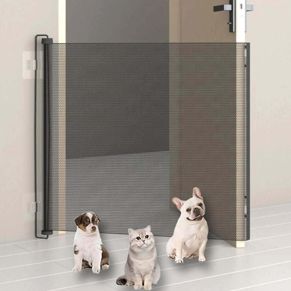 Retractable Pet Gate Dog Retractable Gate - ProPawPet.com
