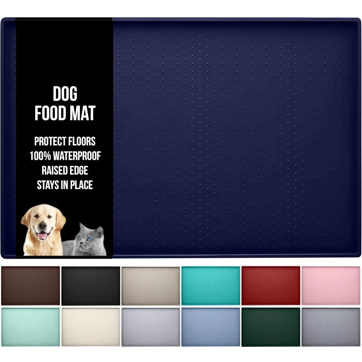 Silicone Cat Dog Food Mat, Anti-Slip Dog - ProPawPet.com