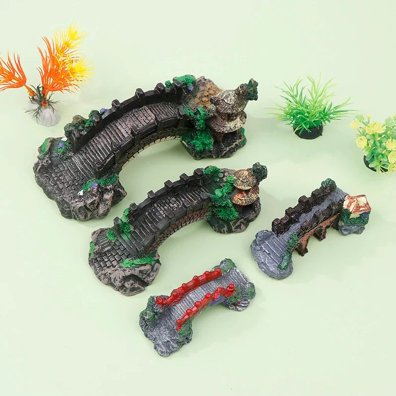 1PC Fish Tank Artificial Bridge Resin - ProPawPet.com
