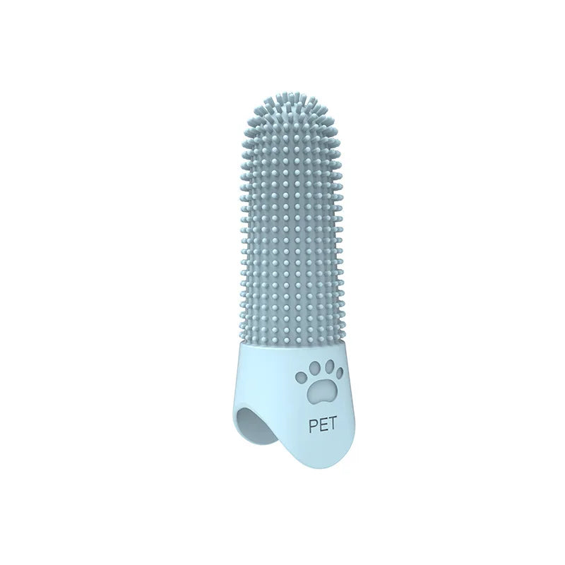 Soft Silicone Finger‑type Pet Toothbrush Portable Gentle – Dog Supplies