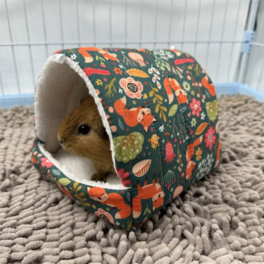 Autumn Winter Warm Print Sleeping Bed House - ProPawPet.com