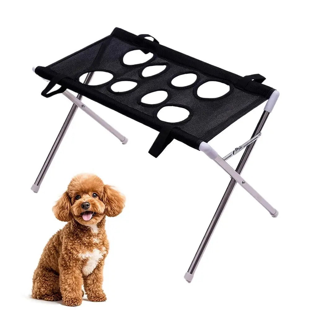 Foldable Pet Grooming Hanging Bed Stand Dog & Cat Bathing Drying