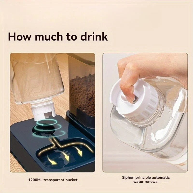 Automatic Cat and Dog Feeder with Drinker - - ProPawPet.com