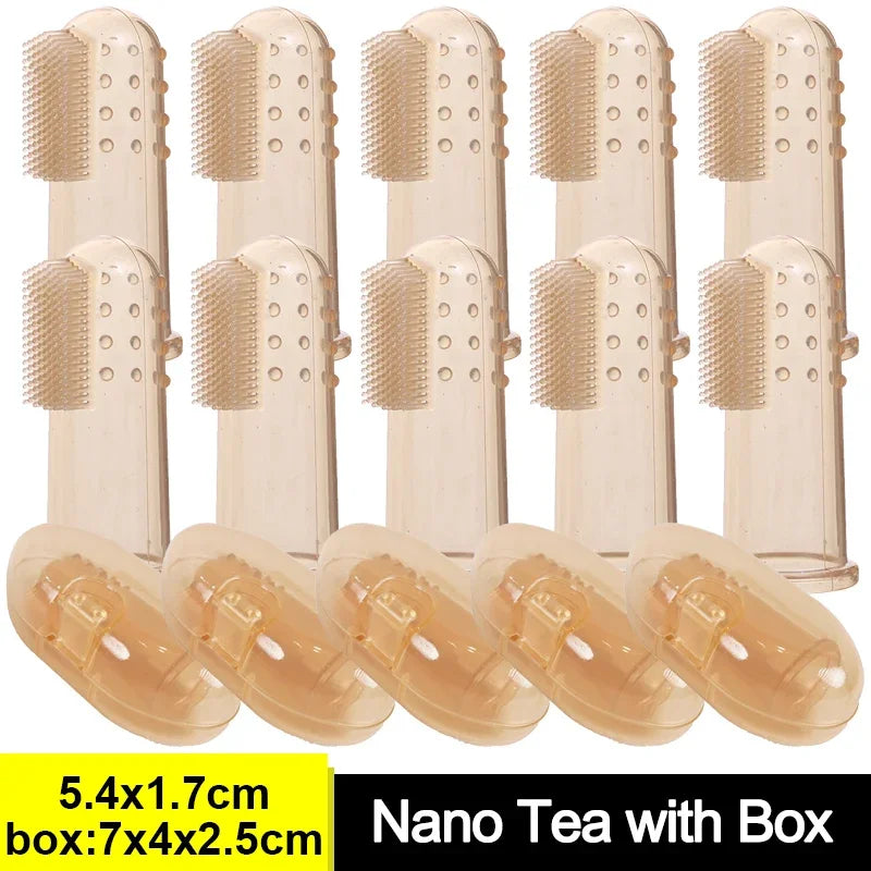 1/20x Pet Silicone Finger Toothbrush Teeth - ProPawPet.com