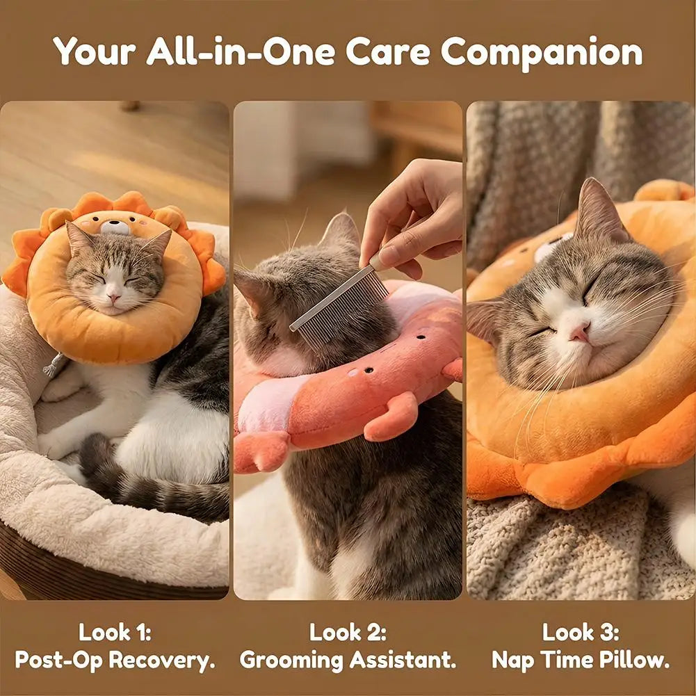 Cute Pet Cat Elizabethan Collar Dog Cat - ProPawPet.com