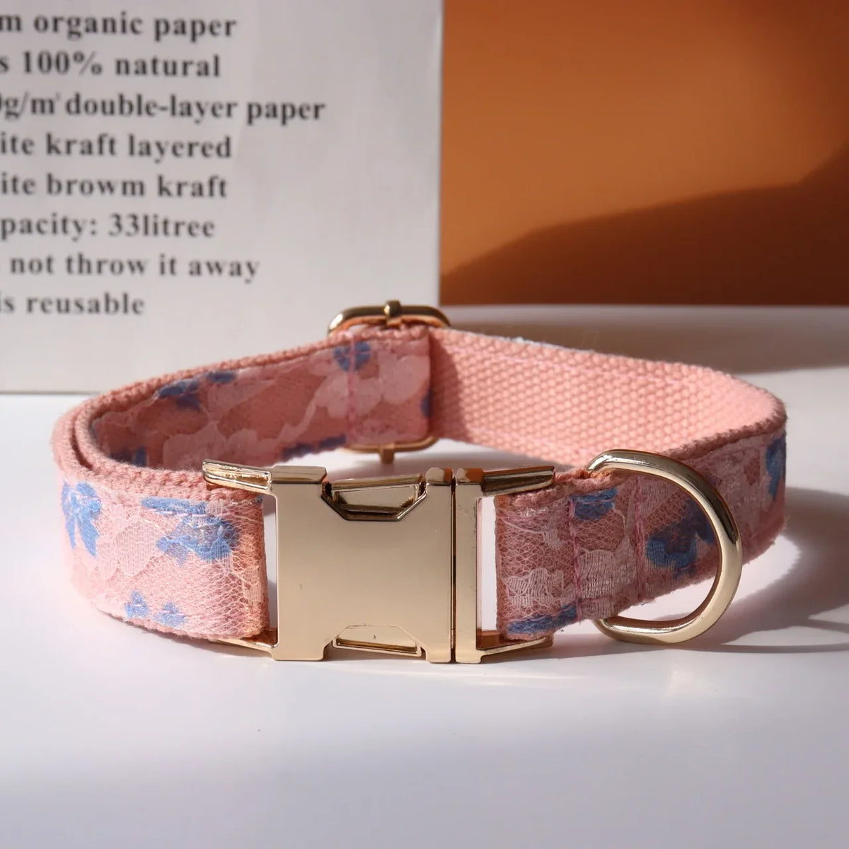 Personalized ID Lace Wedding Dog Collar - ProPawPet.com