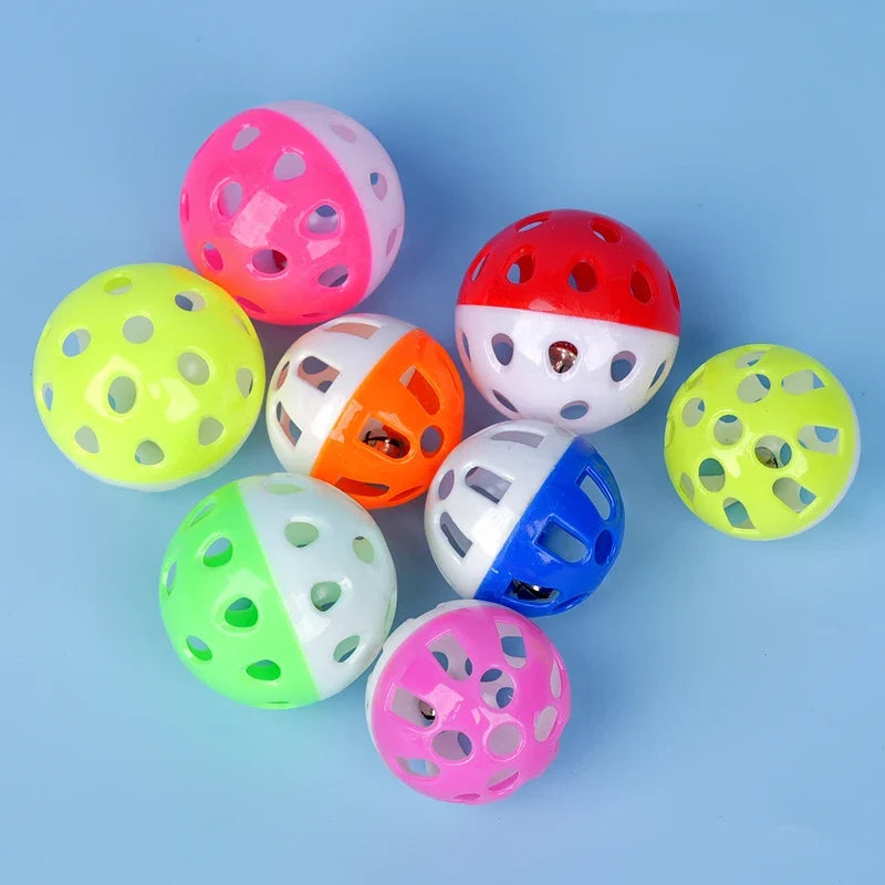 10pcs Pet Parrot Toy Balls Fun Colored - ProPawPet.com