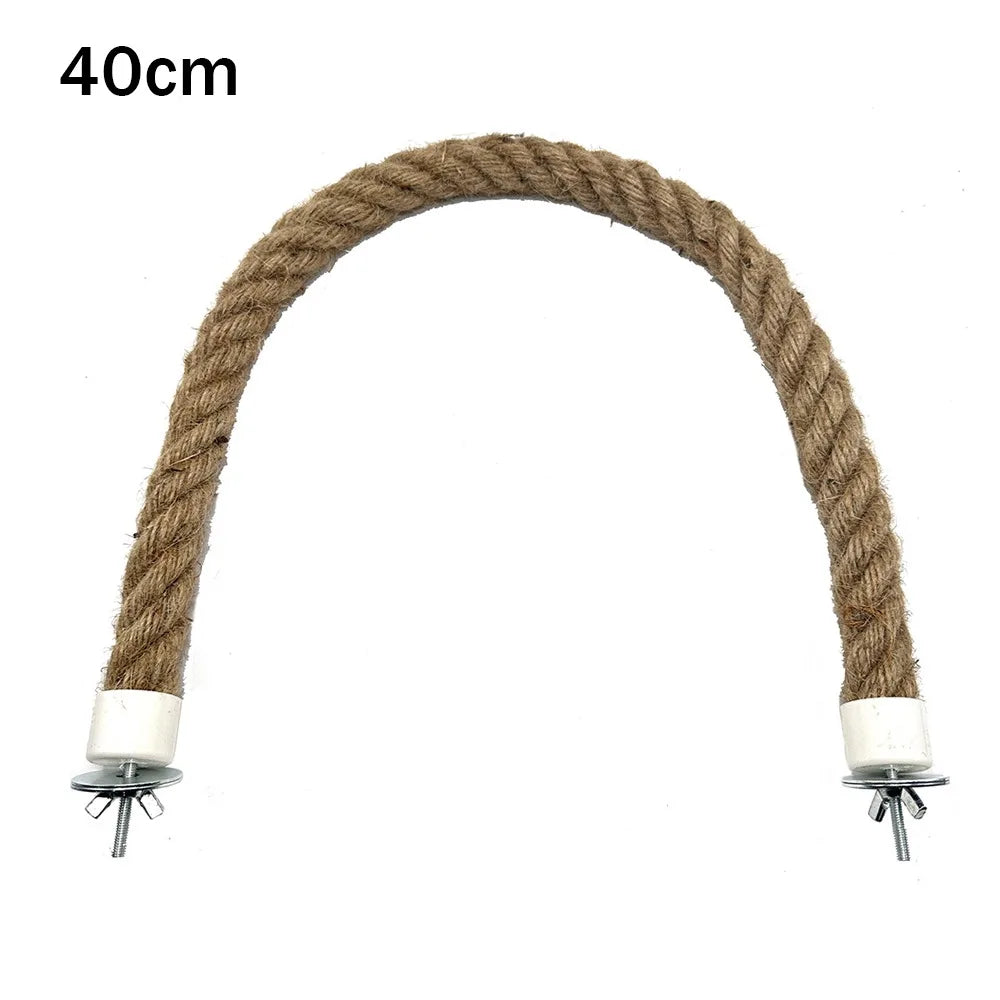 Tooth Grinding Parrot Cotton Rope Pole Detachable Cage – 3 Colors