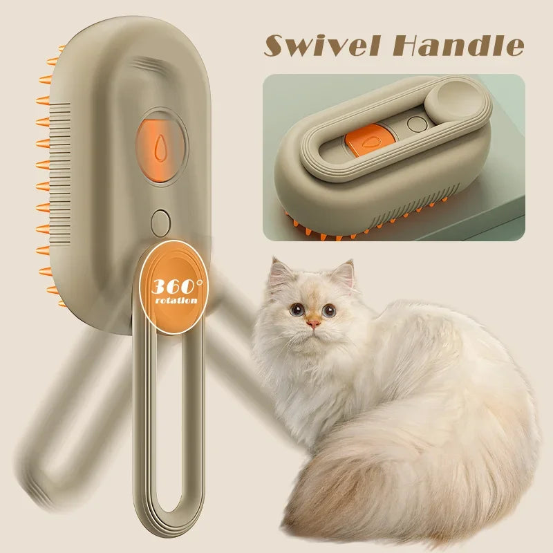 Cat Brush Hair Remover Cat Steam Brush - ProPawPet.com
