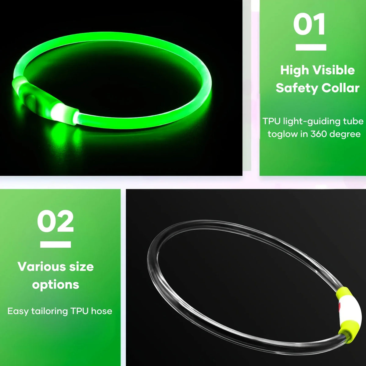 Pet Dog Cat LED Light Collar Luminous - ProPawPet.com