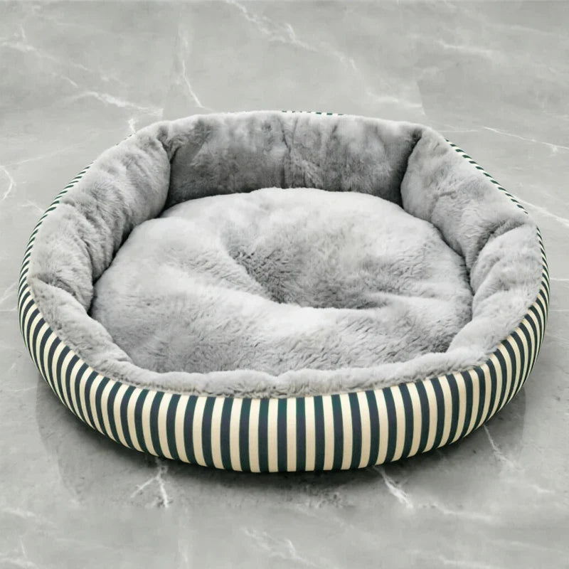 Round Corduroy Cat Bed, Soft and Warm Pet Bed - ProPawPet.com