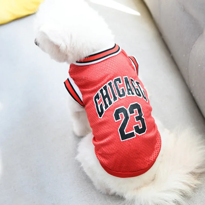 Dog Basketball Jersey Clothes Boy Girl Dog - ProPawPet.com