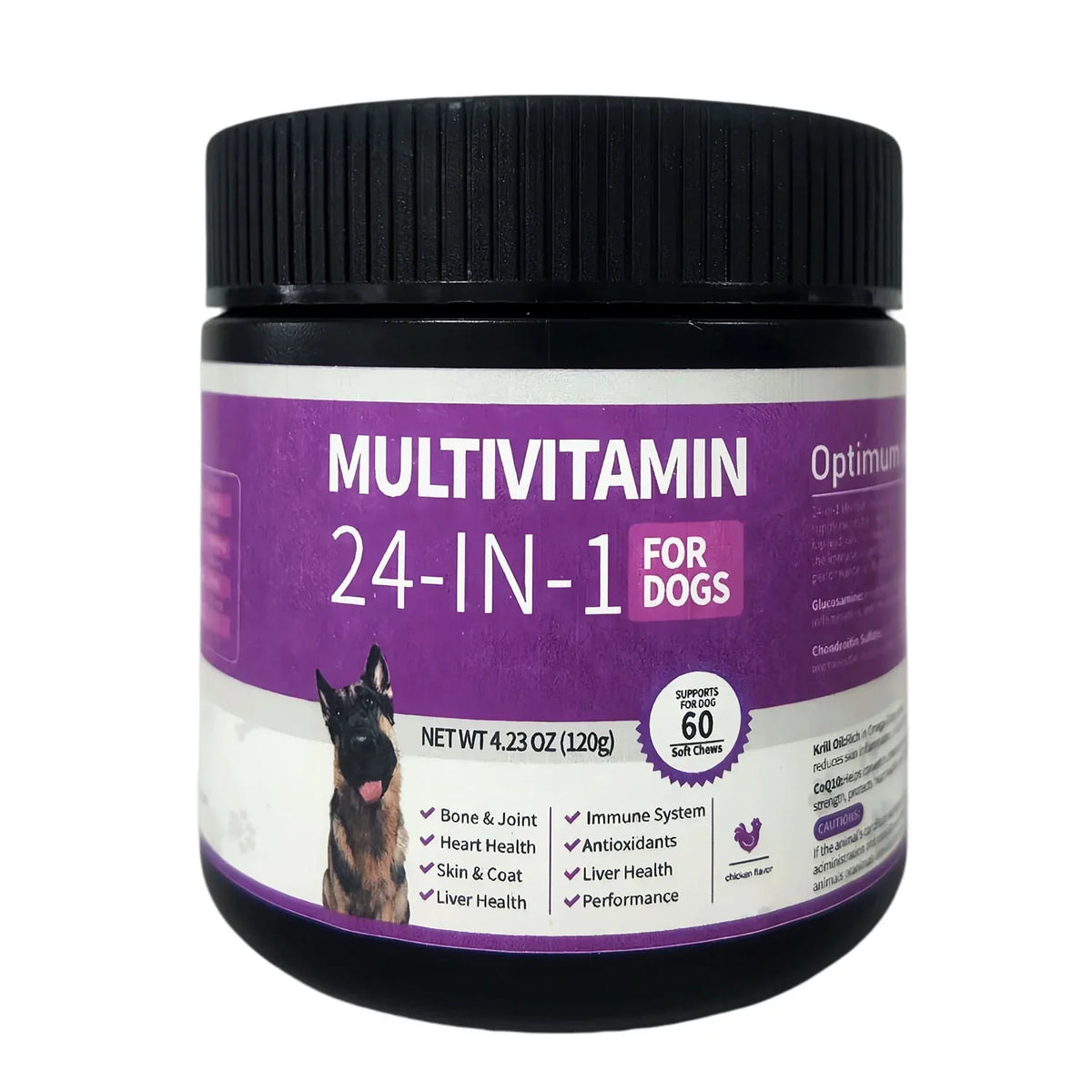 24-in-1 Dog Vitamins and Supplements Multivitamin Chewable – Dog Supplies