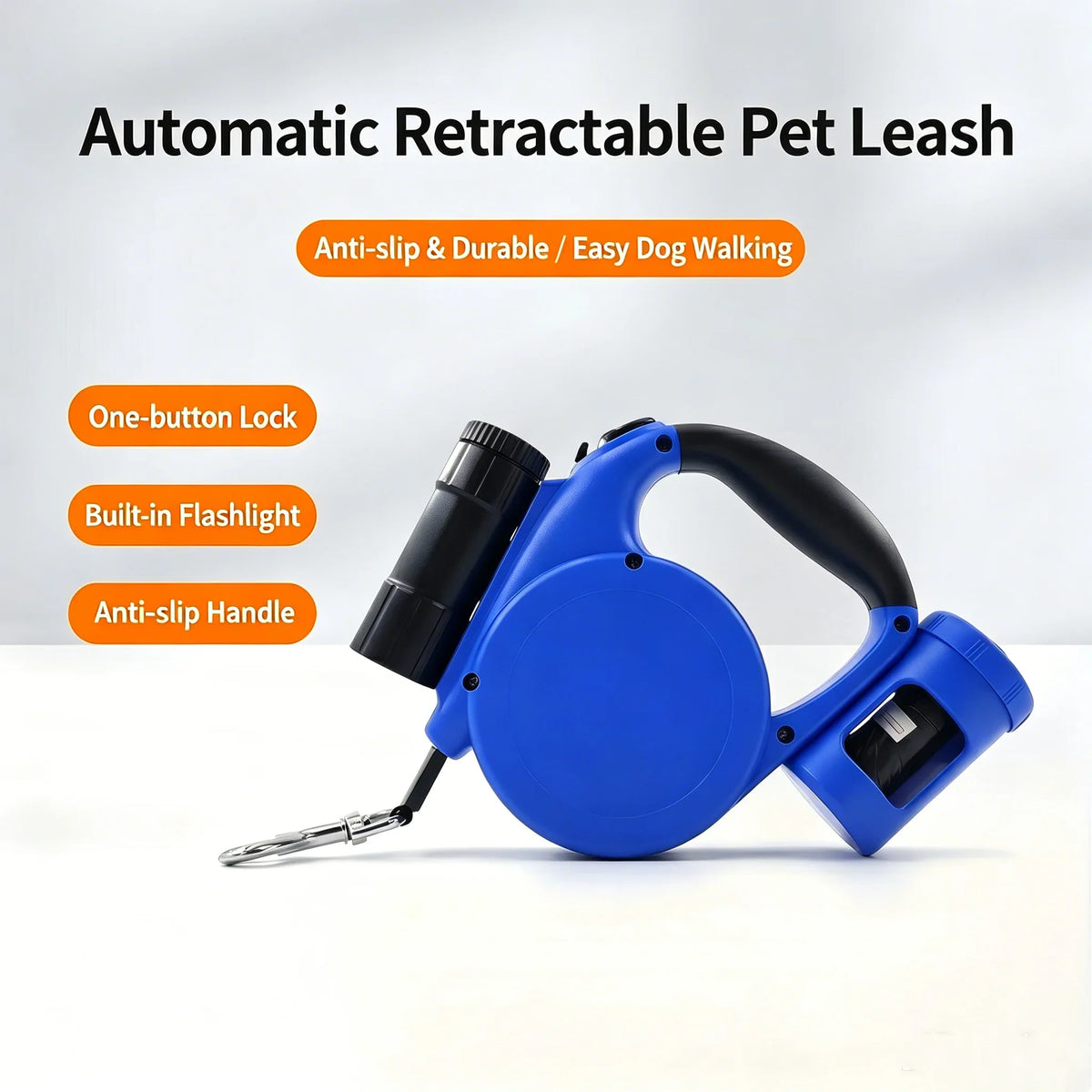 Pet Leash, Nylon Retractable Dog Lead – 7 Colors