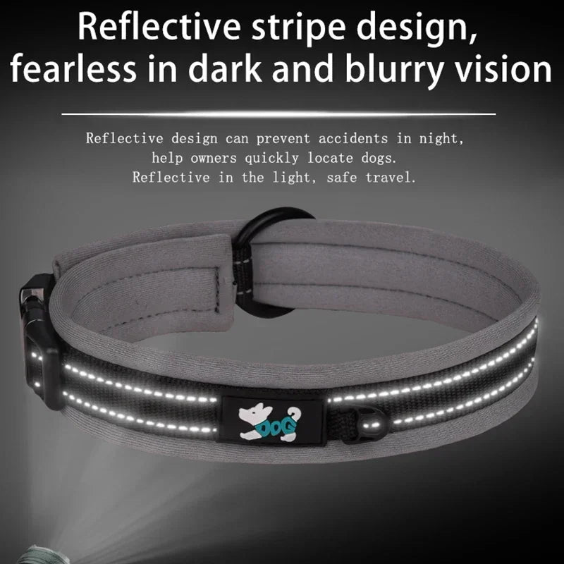 Adjustable Mesh Padded Pet Dog Collar Custom - ProPawPet.com