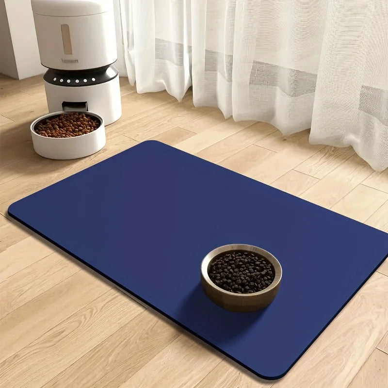 Solid Color Pet Feeding Pad Cat and Dog Special Placemat