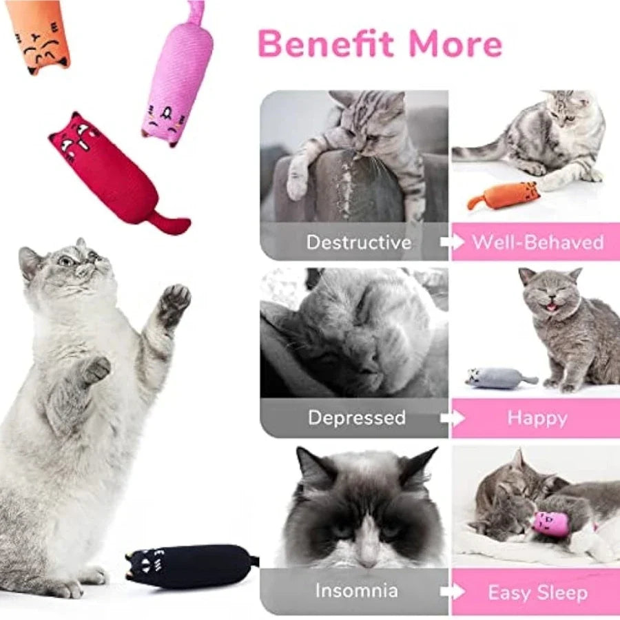 Cat Toy Catnip Plush Thumb Doll for - ProPawPet.com