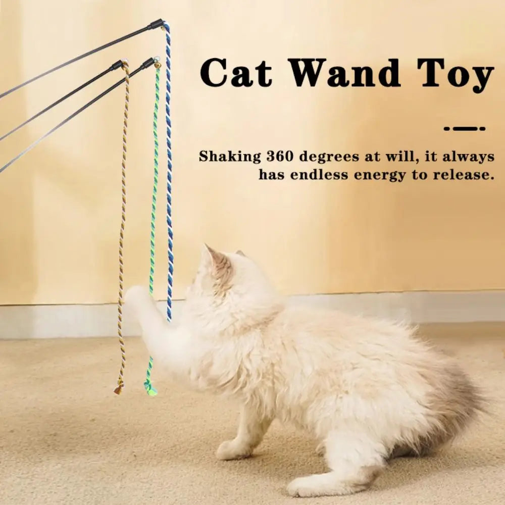 Multi-functional with Bell Cat Wand Cotton - ProPawPet.com