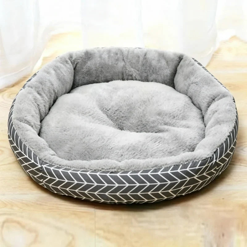 Round Corduroy Cat Bed, Soft and Warm Pet Bed - ProPawPet.com