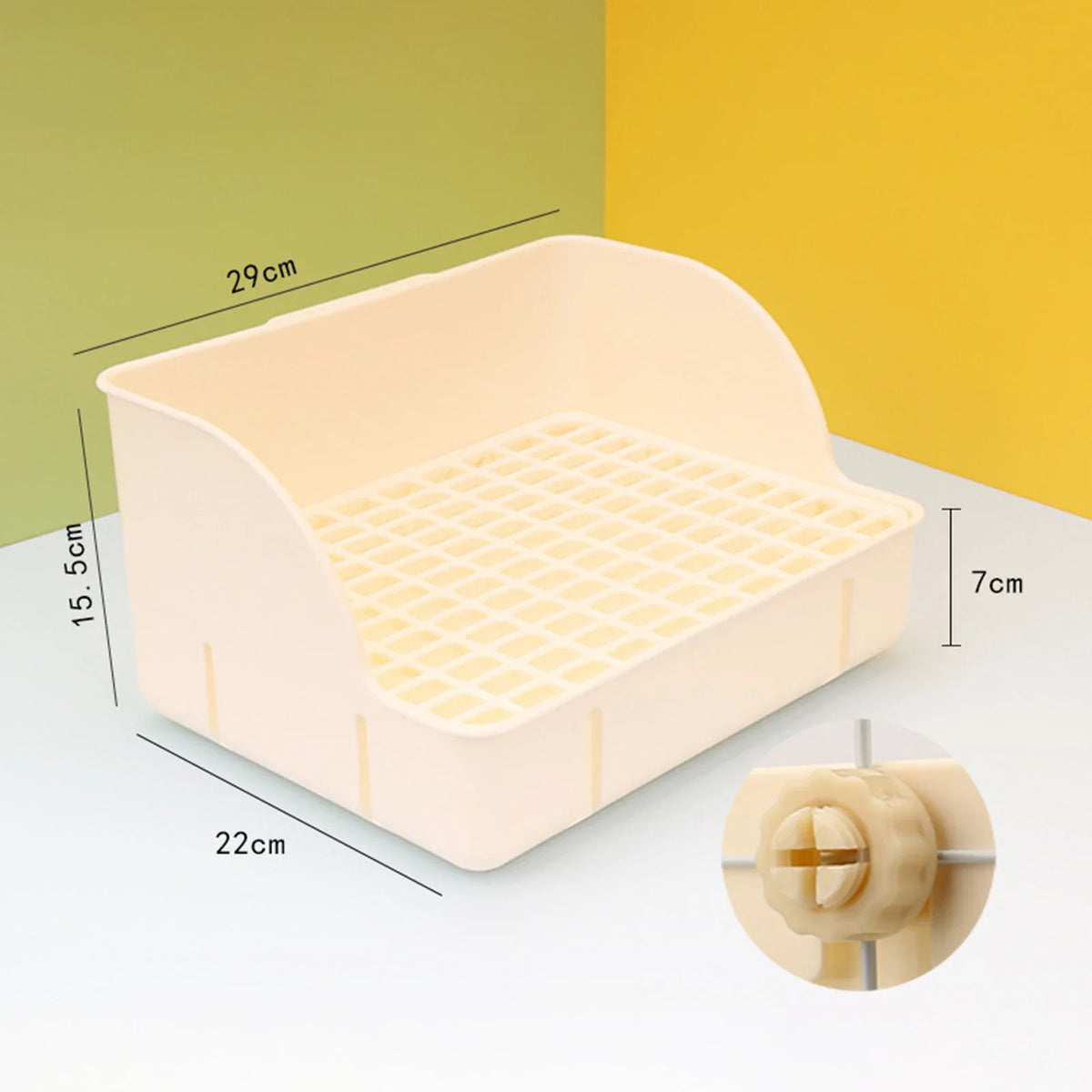 Rabbit Litter Box Pee Pan Tray Pet Toilet Corner – Small Pet Supplies