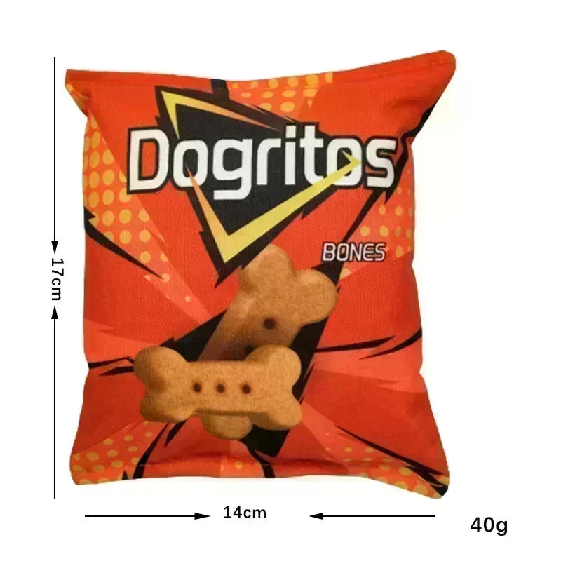Interactive Potato Chip Bag Funny Dog Toys – Dog Supplies