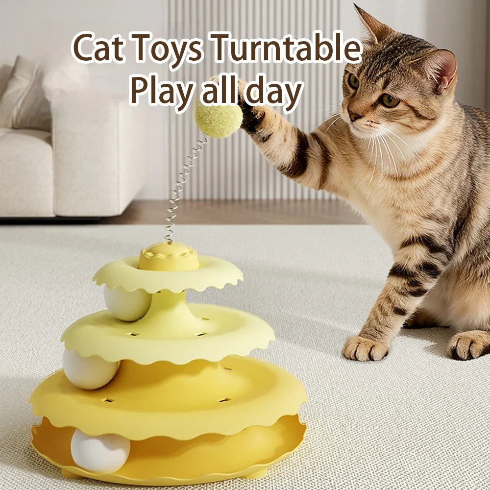 Spinning Cat Toy Funny Cat Ball Relieve - ProPawPet.com