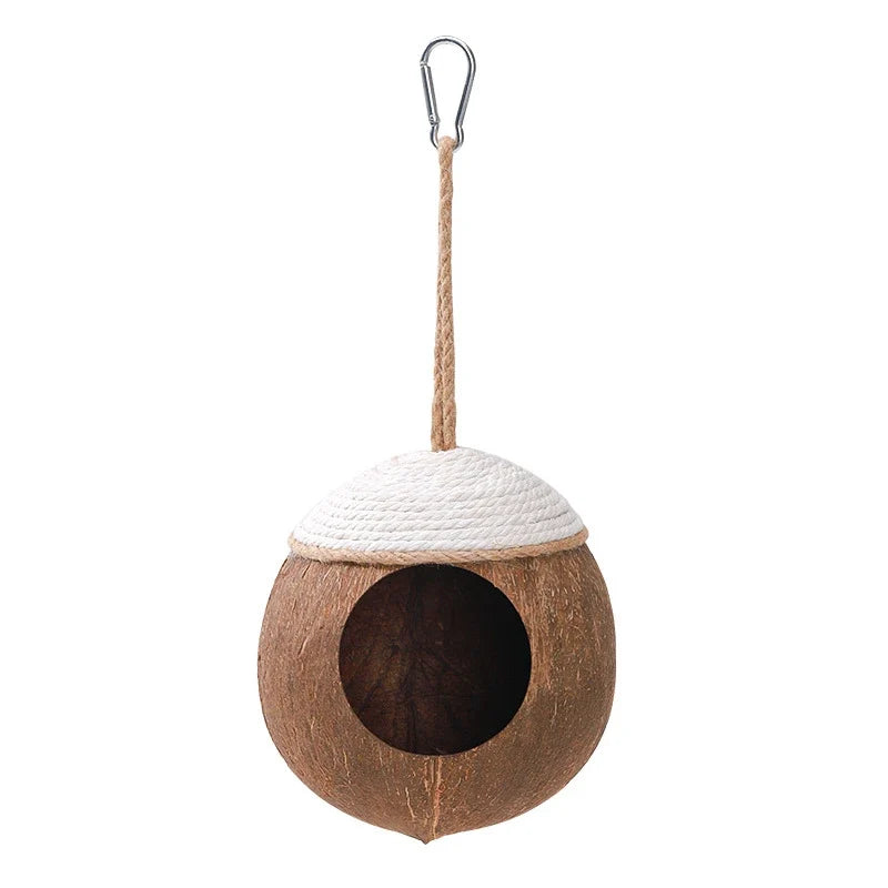 Winter Bird Breeding Nest Coconut House – 7 Colors