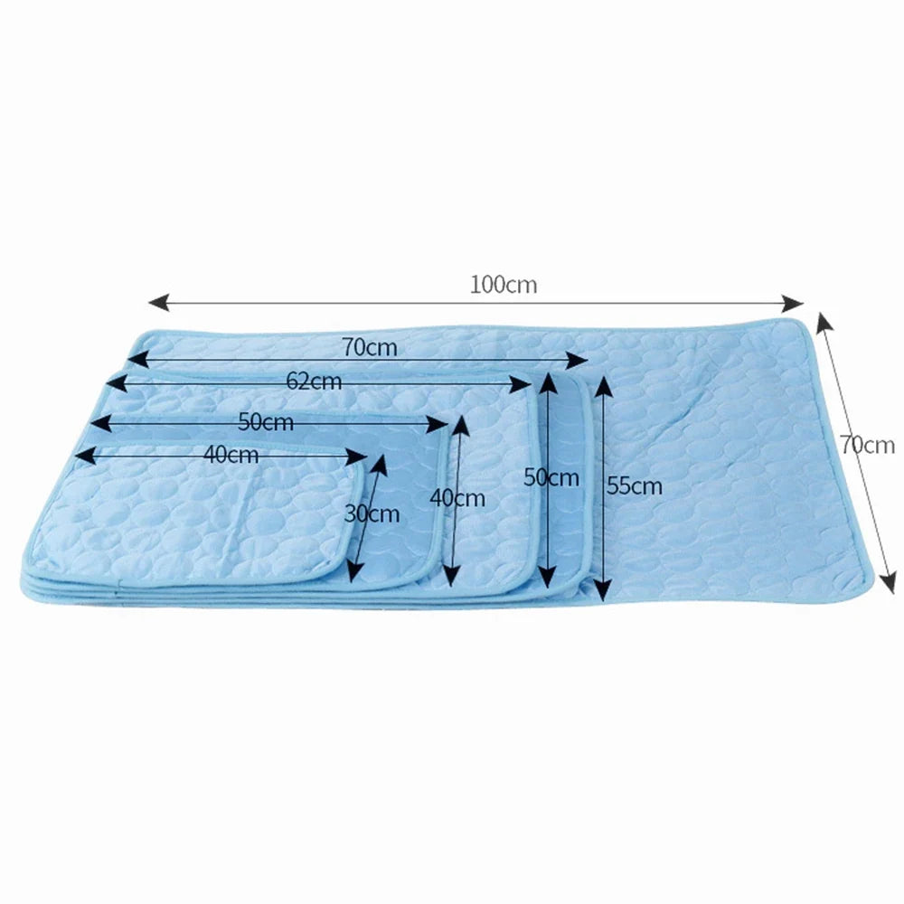 5 sizes Cold Bed Cool Ice Silk - ProPawPet.com