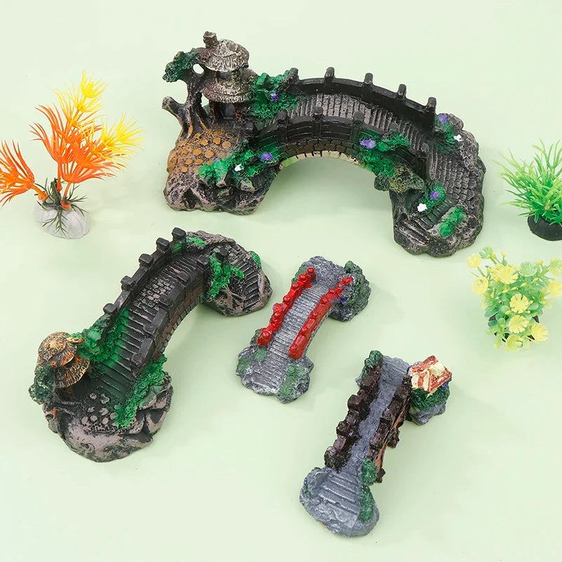 1PC Fish Tank Artificial Bridge Resin - ProPawPet.com