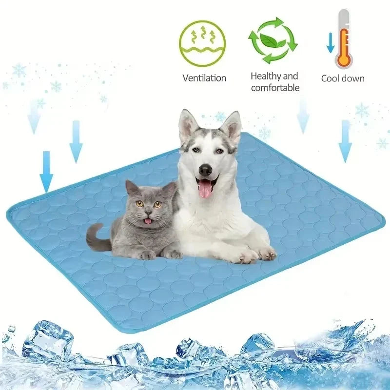 Summer Dog Cooling Mat Pet Ice Bed Durable - ProPawPet.com