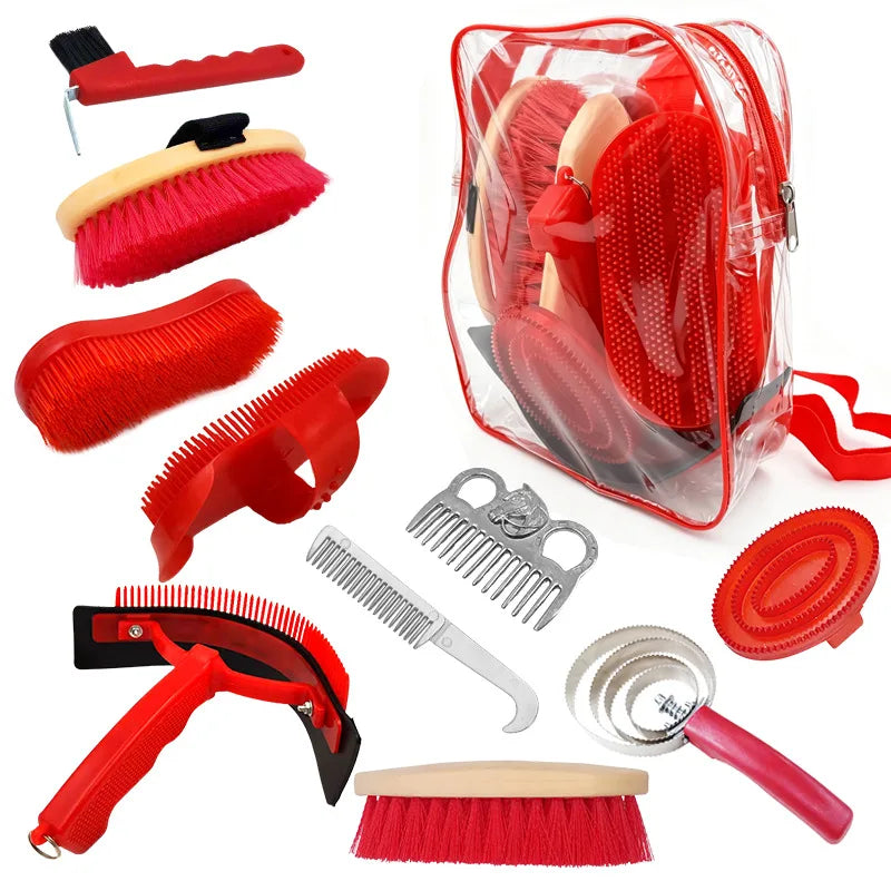 Horse Grooming Kit 10 Piece Complete Set - ProPawPet.com