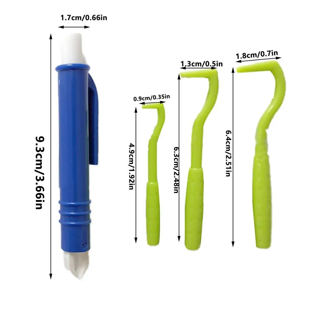 Pet Tick Remover Set Tweezers Tongs Hooks – Dog Supplies
