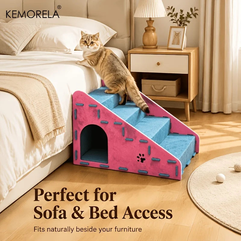 3-in-1 Cat Climbing Ladder With Cat Nest And - ProPawPet.com