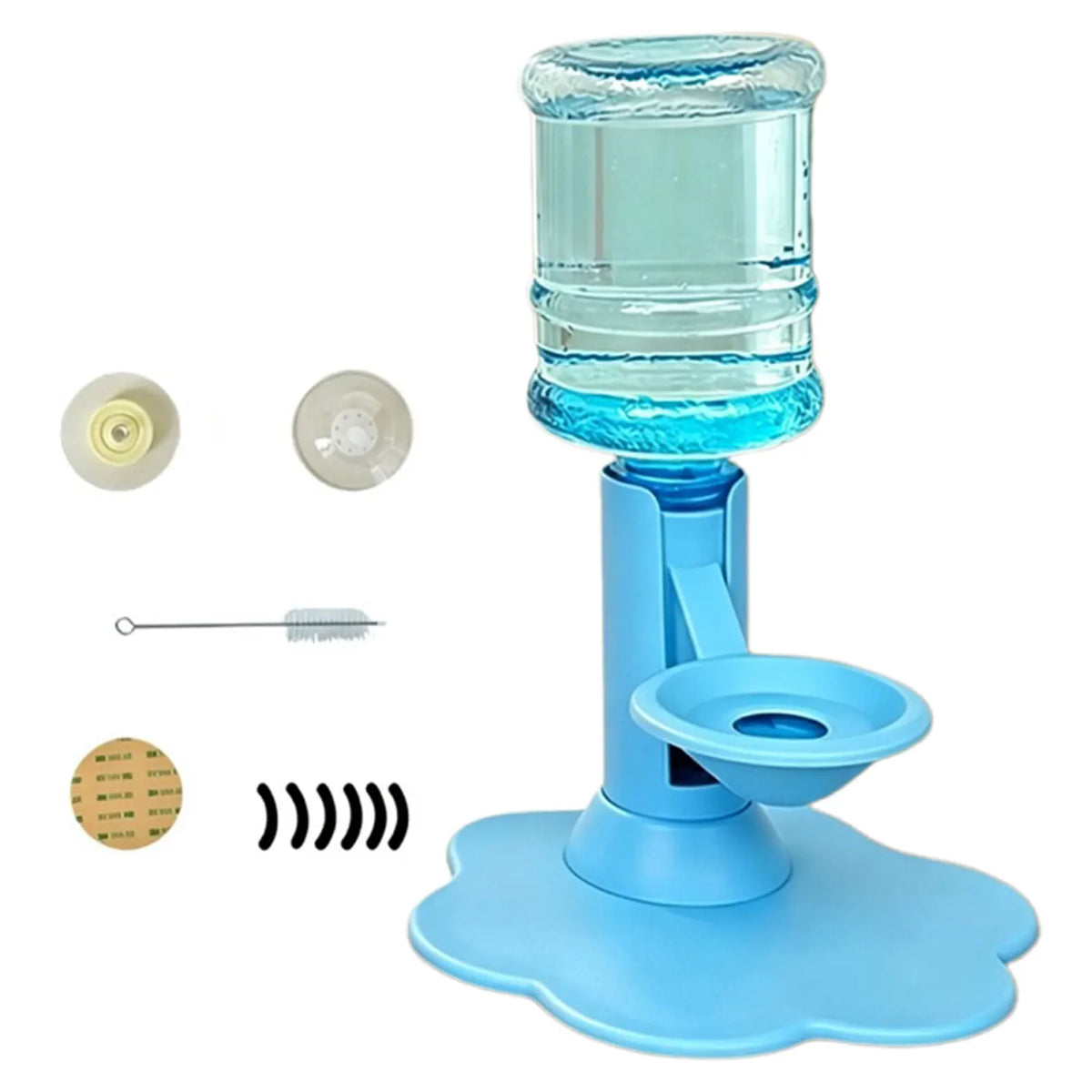 Adjustable Elevated Gravitys Pet Automatic Water Dispenser – 4 Colors