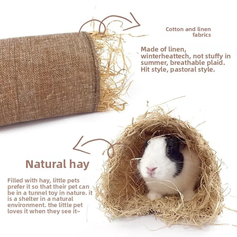 Pet Rabbit Arched Tunnel Toy Guinea Pig - ProPawPet.com