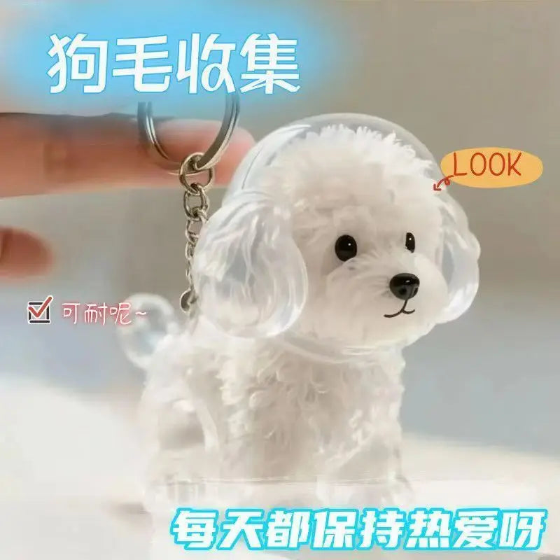 Dog Hair Storage Cute Pendant Keychain Bag - ProPawPet.com