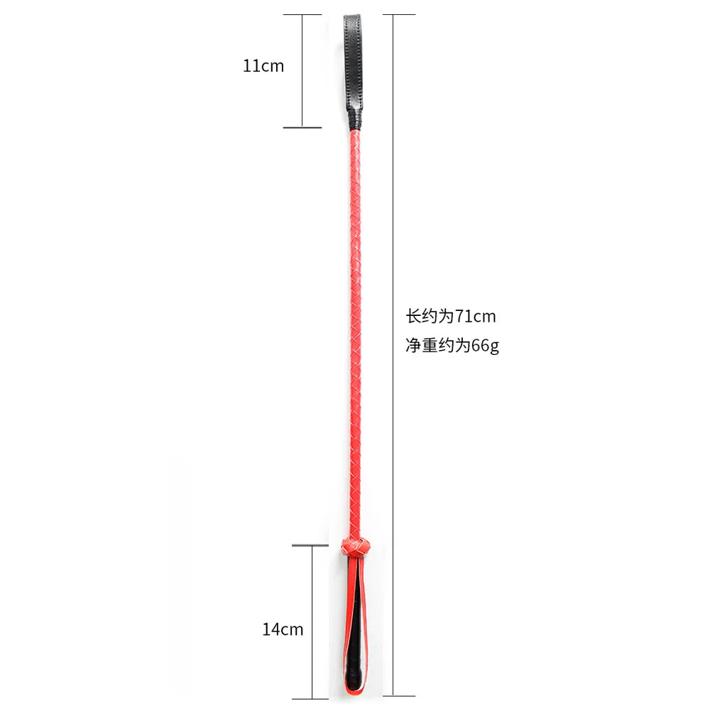 Red Riding Crop PU Leather Whip – Horse Supplies
