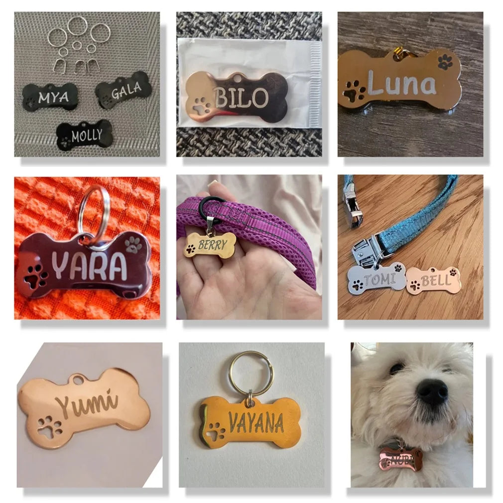 Pet ID Tag Personalized Free Engraved - ProPawPet.com