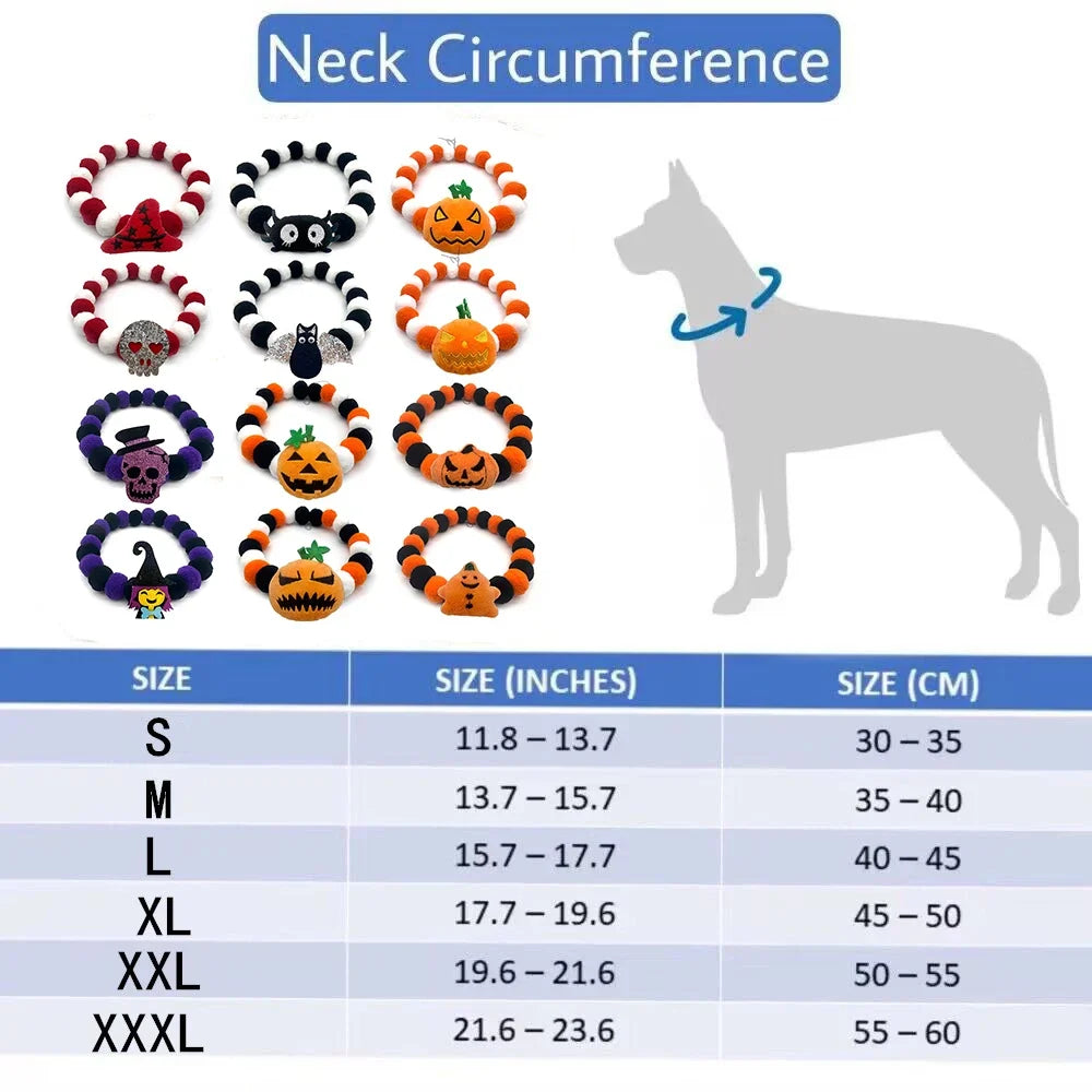 30pcs Dog Collar Halloween Dog Necklace - ProPawPet.com