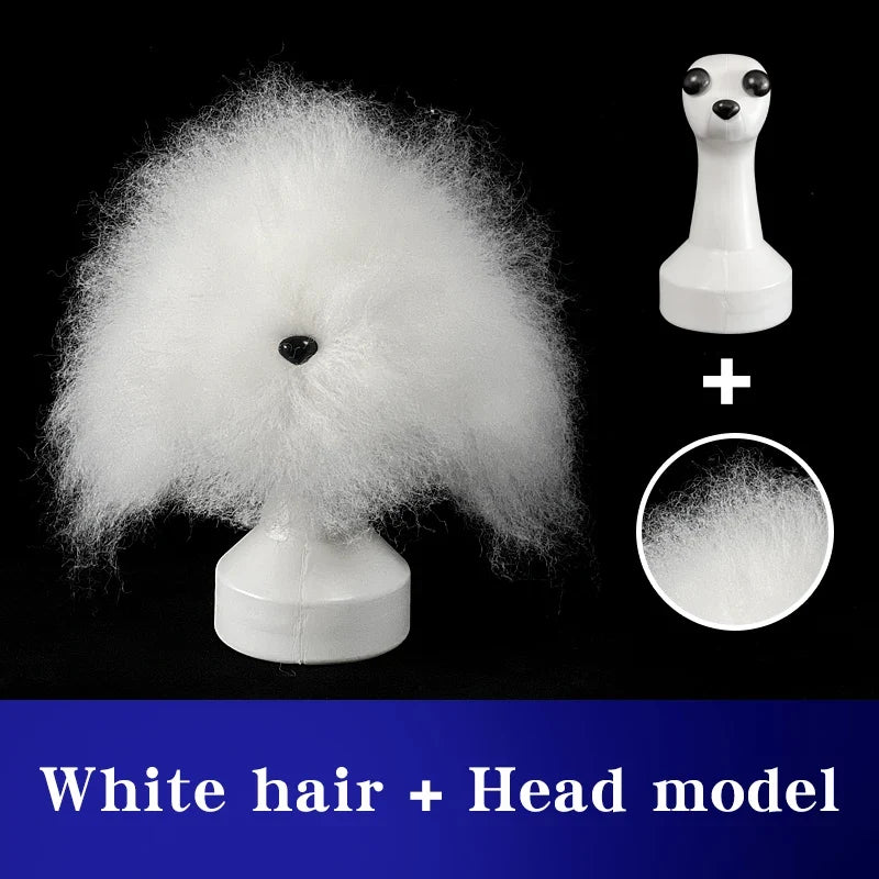 Teddy Pet Simulated Head Hair Fake Dog Beautician Practice – Dog Supplies