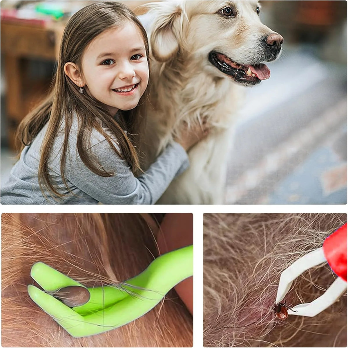 4pcs Flea Remover Hook Tick Removal Tweezer - ProPawPet.com