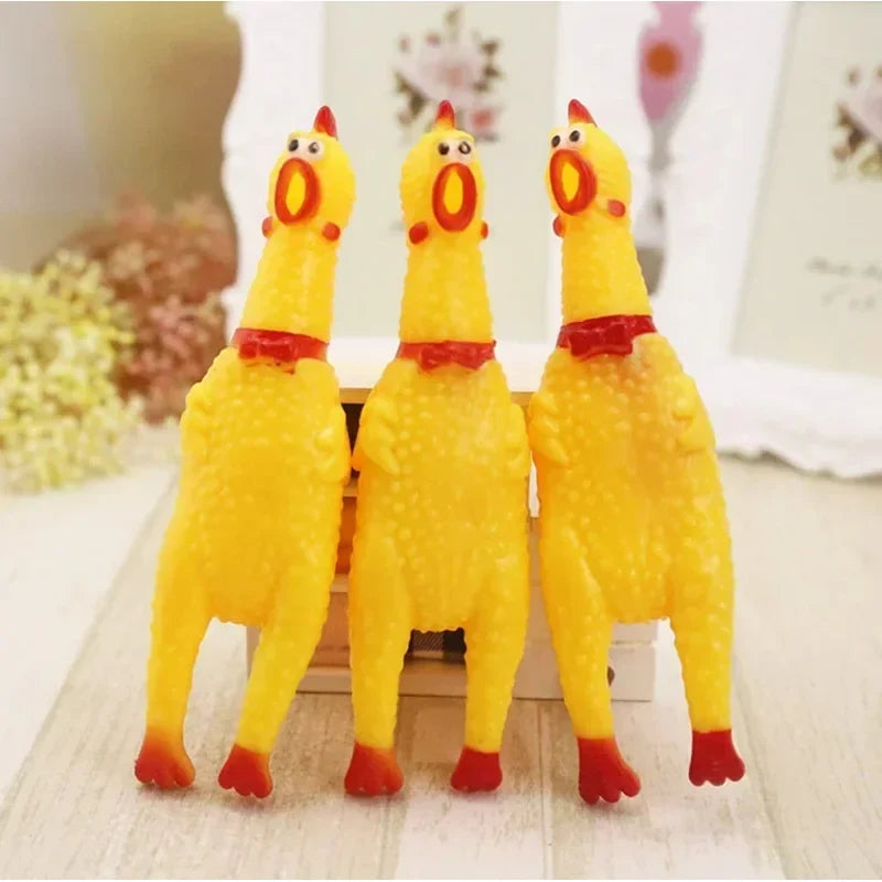 30CM Screaming Chicken Dog Toys Yellow - ProPawPet.com