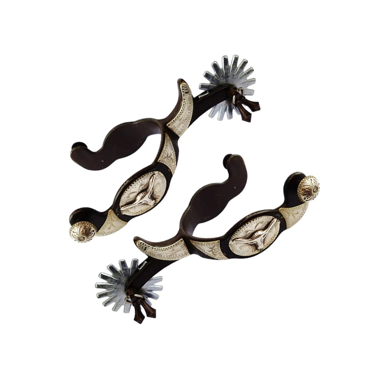 2x Horse Spurs Anti Rust Western Style – 5 Colors
