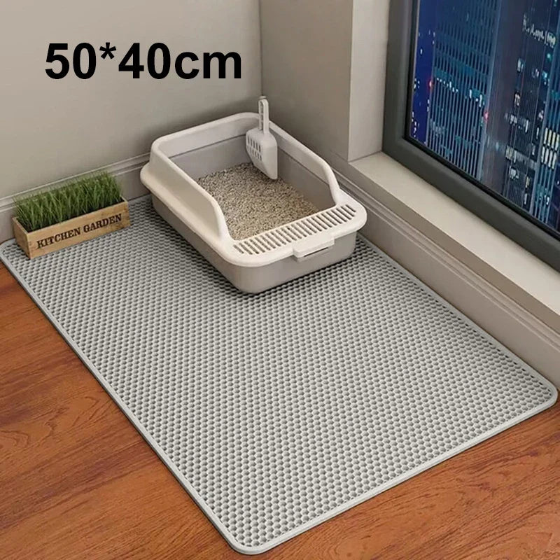 Cat Litter Mat Water Urine Proof 2-layer – 5 Colors